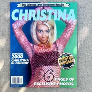 2000 Unofficial Christina Aguilera Fan Club Magazine Xtina Y2K Britney Spears